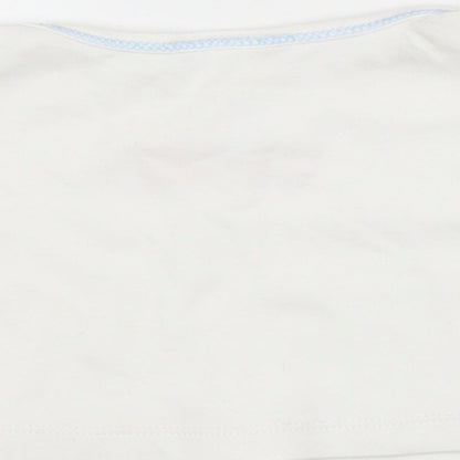 Magnolia Baby White   Basic T-Shirt Size 0-3 Months