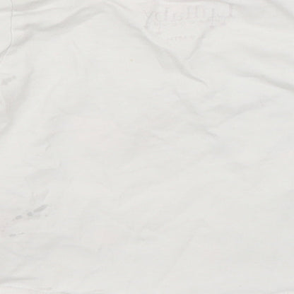 LULLABY Girls White   Basic T-Shirt Size 6-9 Months