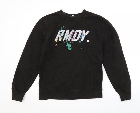 Preloved RMDY Mens Black   Pullover Sweatshirt - Front