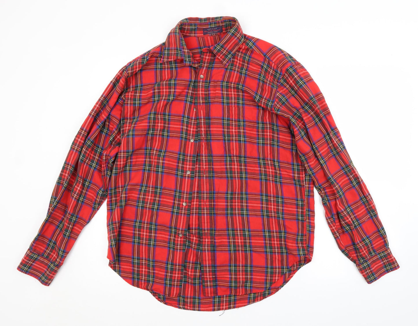 Preworn Mens Red Camouflage   Button-Up