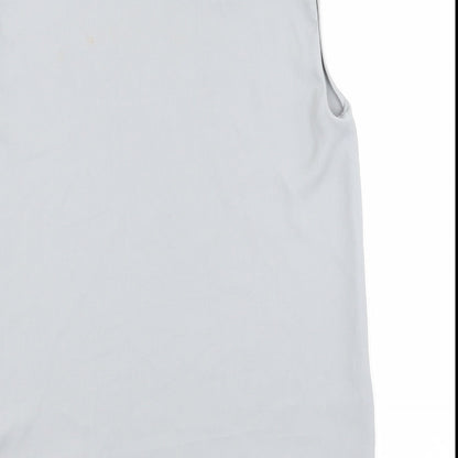 H&M Womens Grey   Basic Blouse Size 4