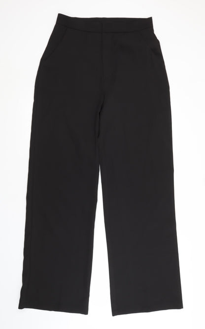 PRETTYLITTLETHING Womens Black   Trousers  Size 12 L33 in