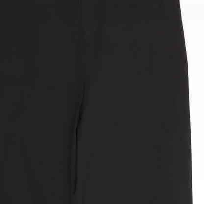 PRETTYLITTLETHING Womens Black   Trousers  Size 12 L33 in