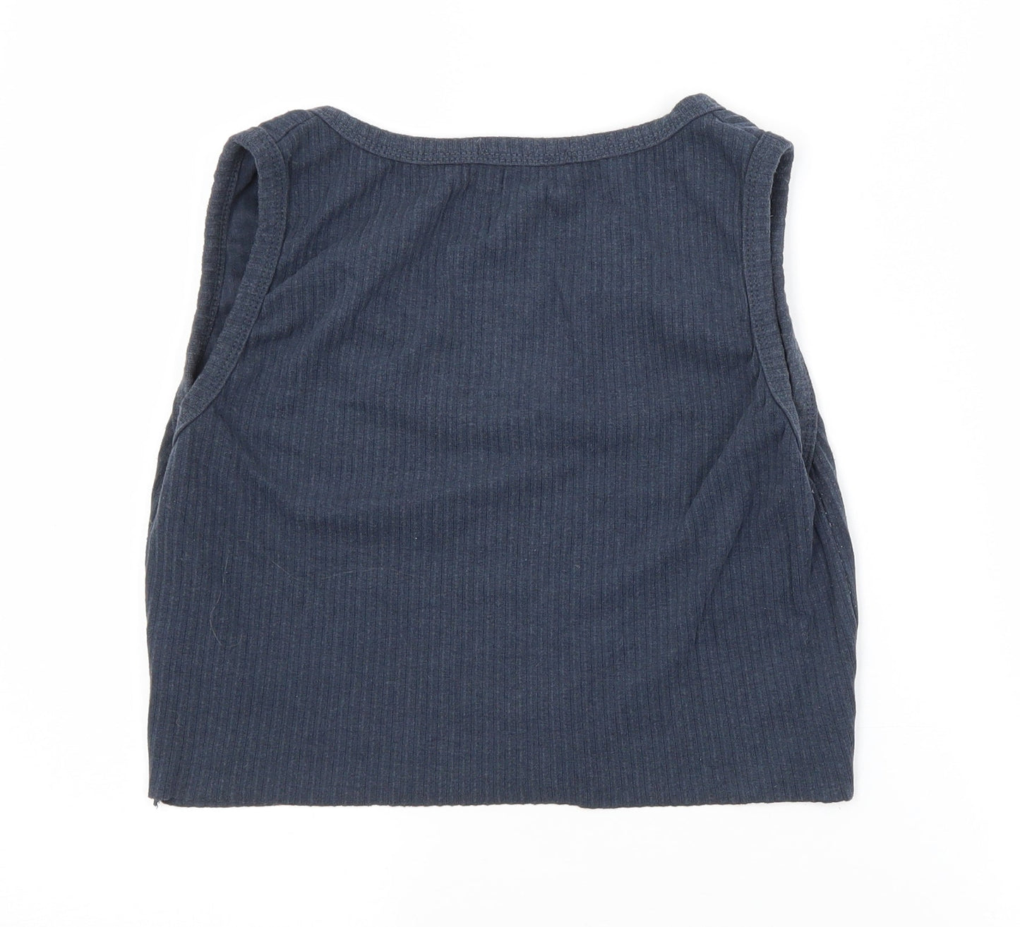 Missguided Womens Blue   Cropped Tank Size 12