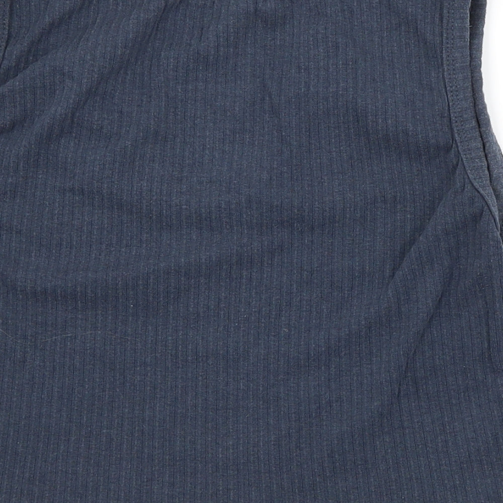 Missguided Womens Blue   Cropped Tank Size 12