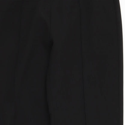 PRETTYLITTLETHING Womens Black   Trousers  Size 12 L31 in
