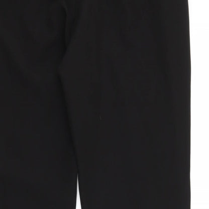 PRETTYLITTLETHING Womens Black   Trousers  Size 12 L31 in