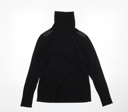 Retrology Womens Black   Pullover Jumper Size S