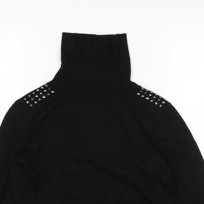 Retrology Womens Black   Pullover Jumper Size S