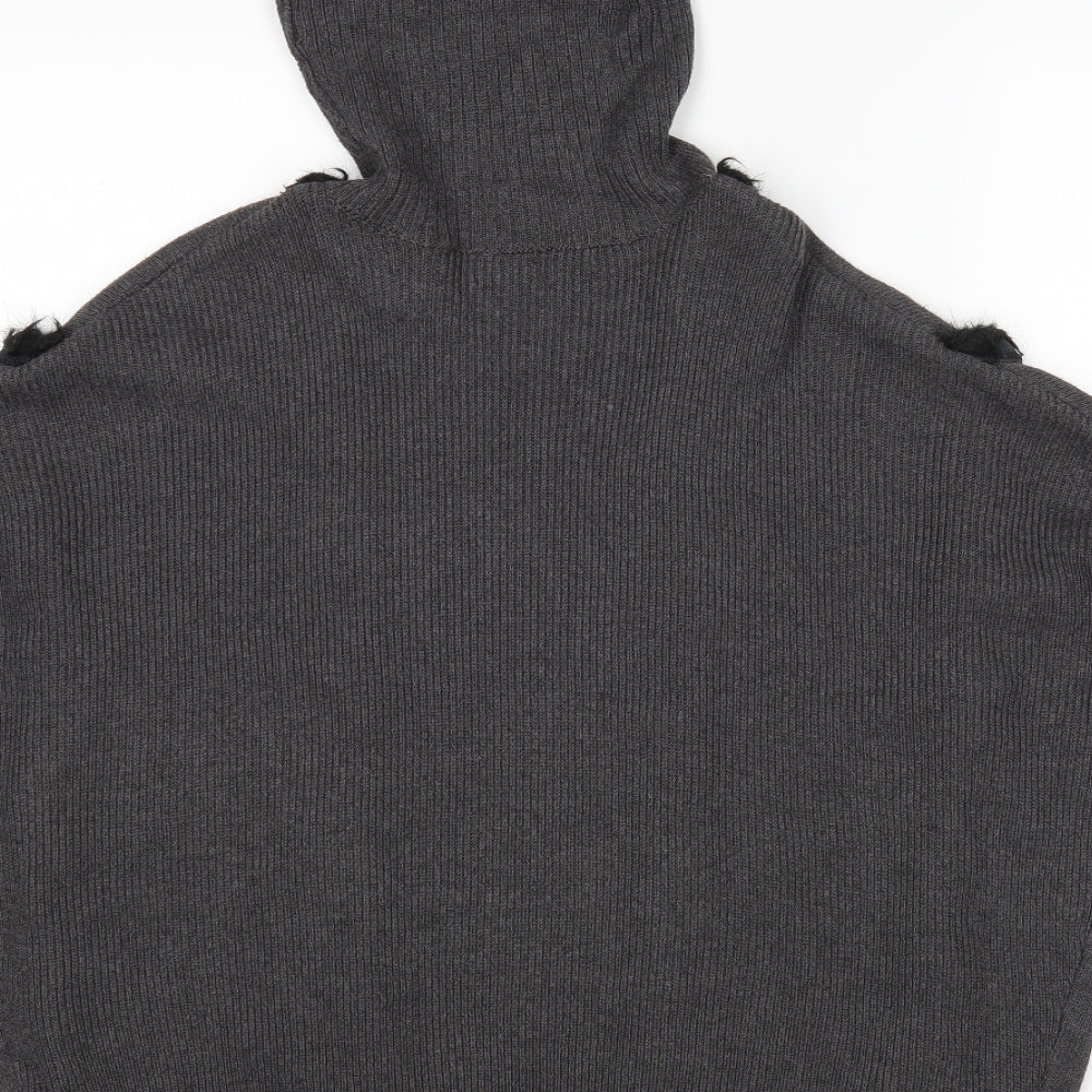 River Island Womens Grey   Pullover Jumper Size S