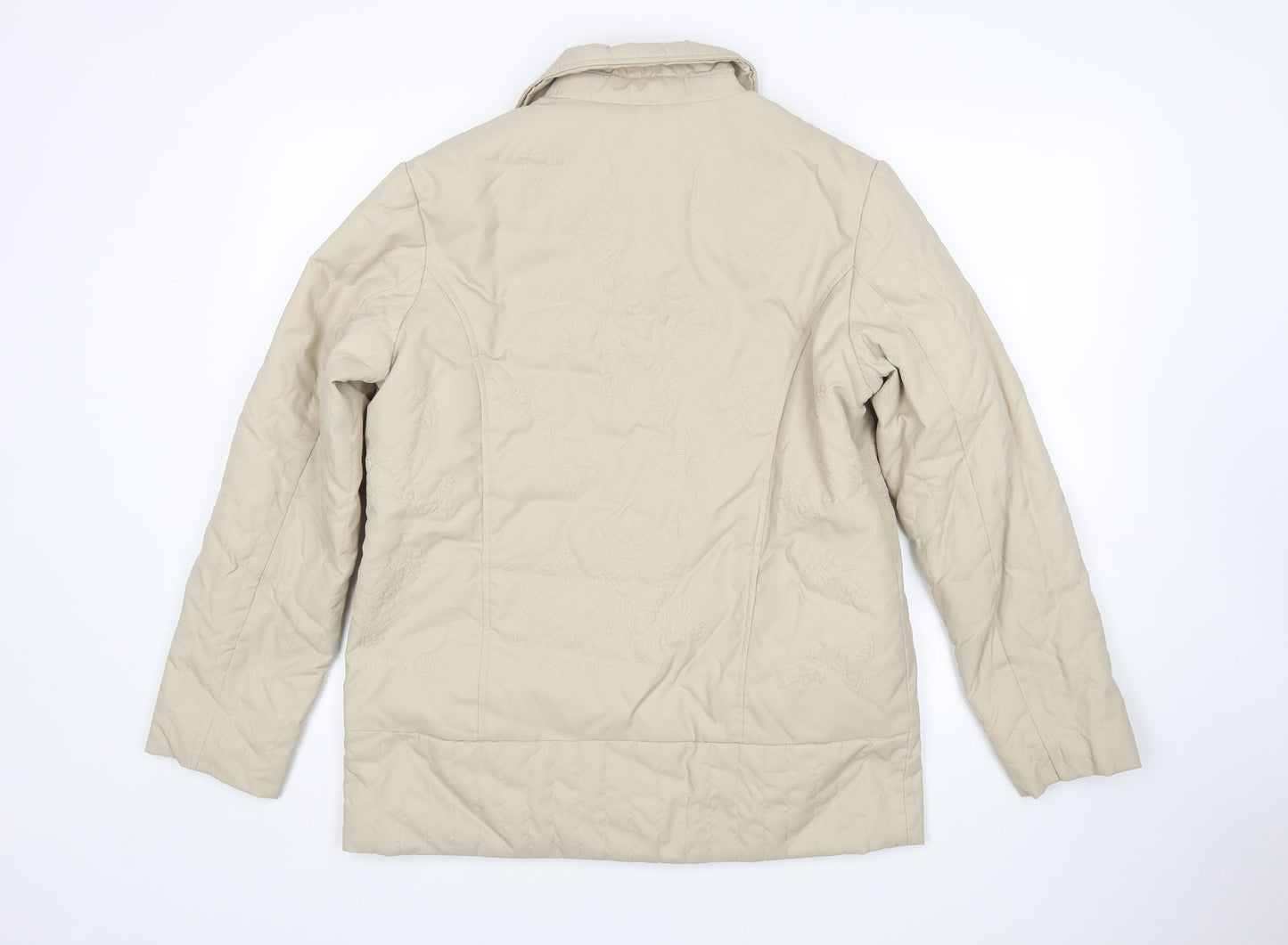 Northmoor Womens Beige Floral  Jacket  Size 14
