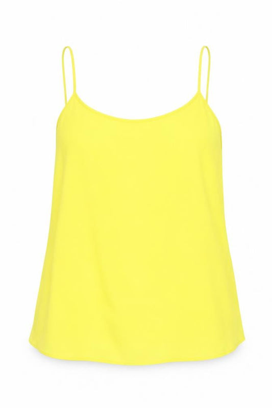 Papaya Womens Yellow   Basic Tank Size 8