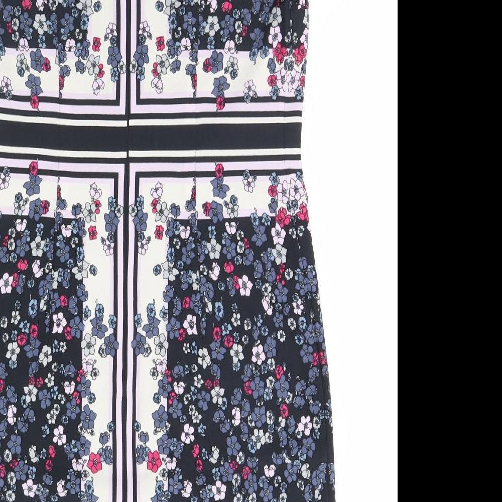 Great Plains Womens Black Floral  Pencil Dress  Size S