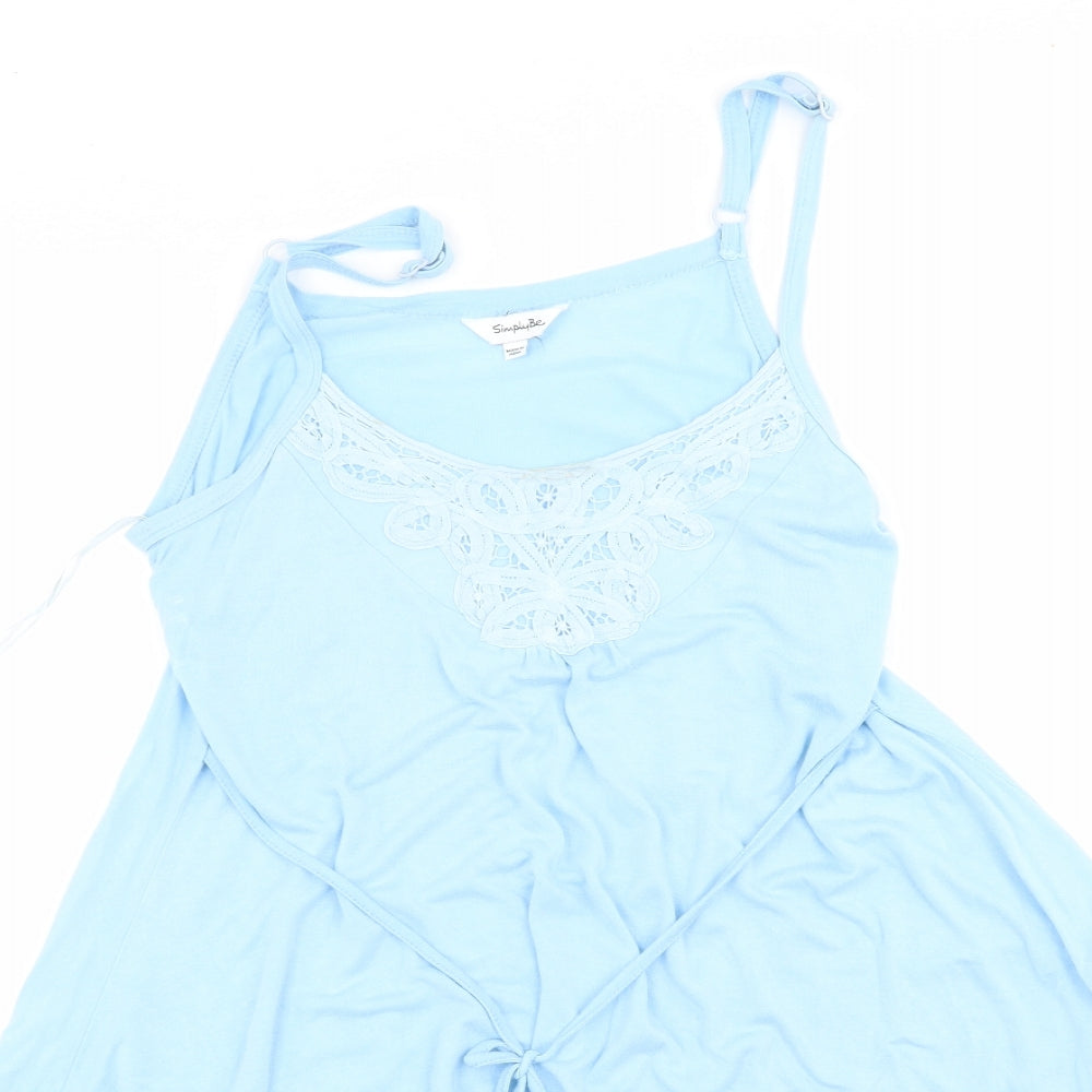 Simply Be Womens Blue   Basic Blouse Size 12