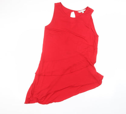 Capsule Womens Red Basic Blouse Size 14
