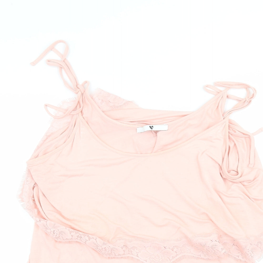 Very Womens Pink   Basic T-Shirt Size 16