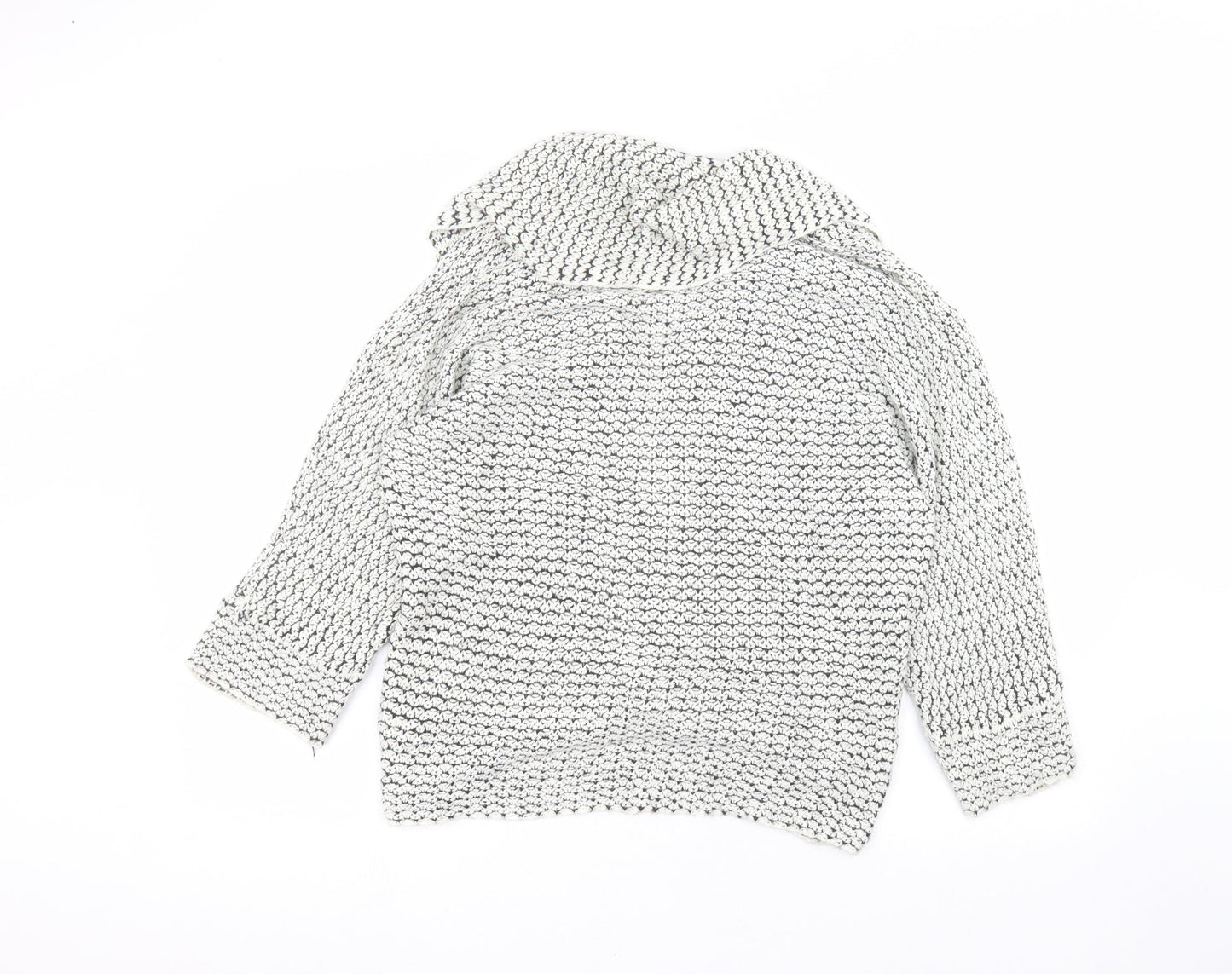 New Look Womens White   Cardigan Jumper Size S