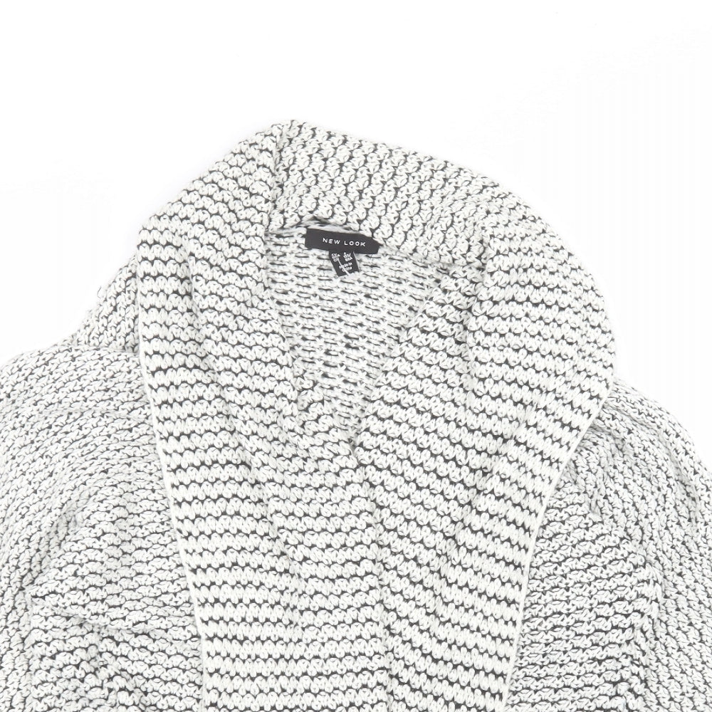 New Look Womens White   Cardigan Jumper Size S