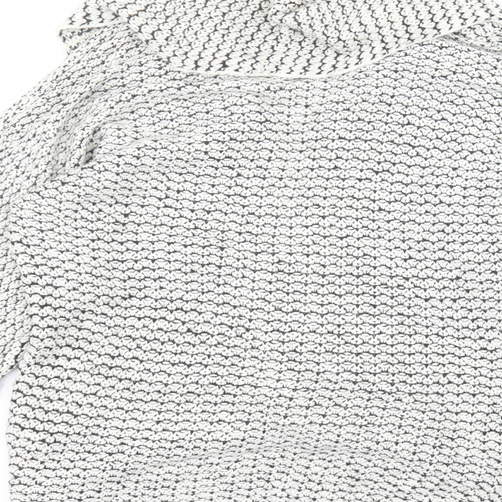 New Look Womens White   Cardigan Jumper Size S