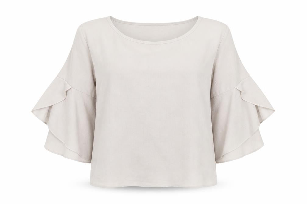 SheIn Womens Beige   Basic Blouse Size L