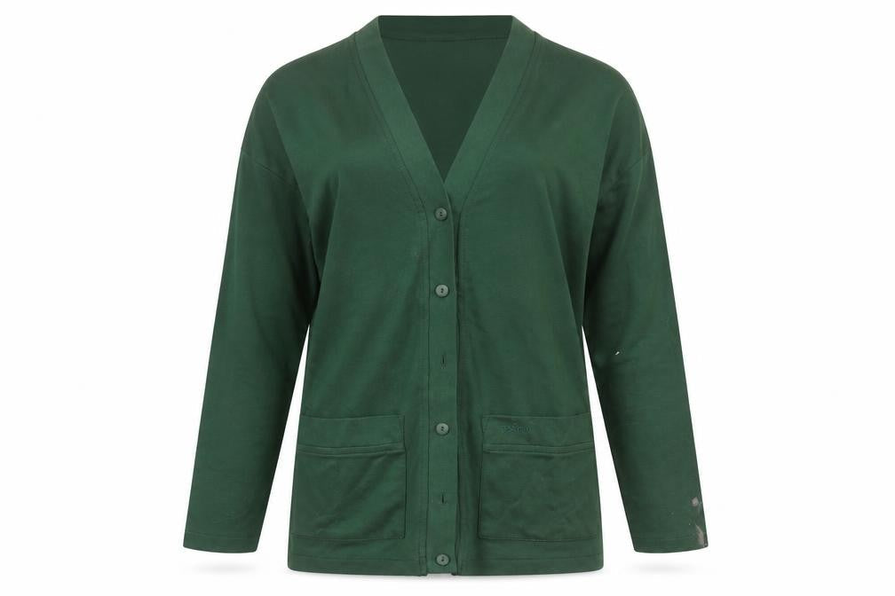 para Womens Green   Cardigan Jumper Size S