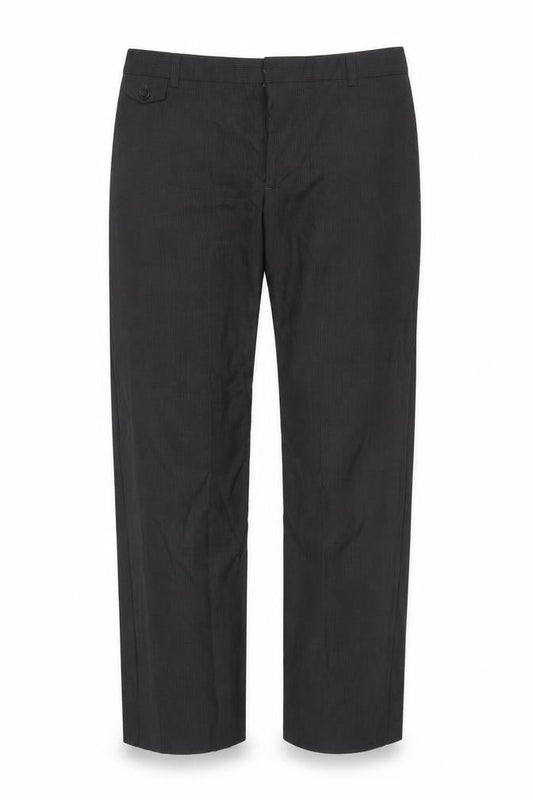 Preworn Womens Grey Striped  Trousers  Size 35 in L31 in