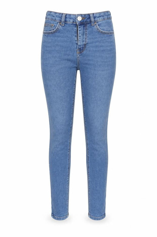 Denim & Co. Womens Blue   Tapered Jeans Size 8 L29 in