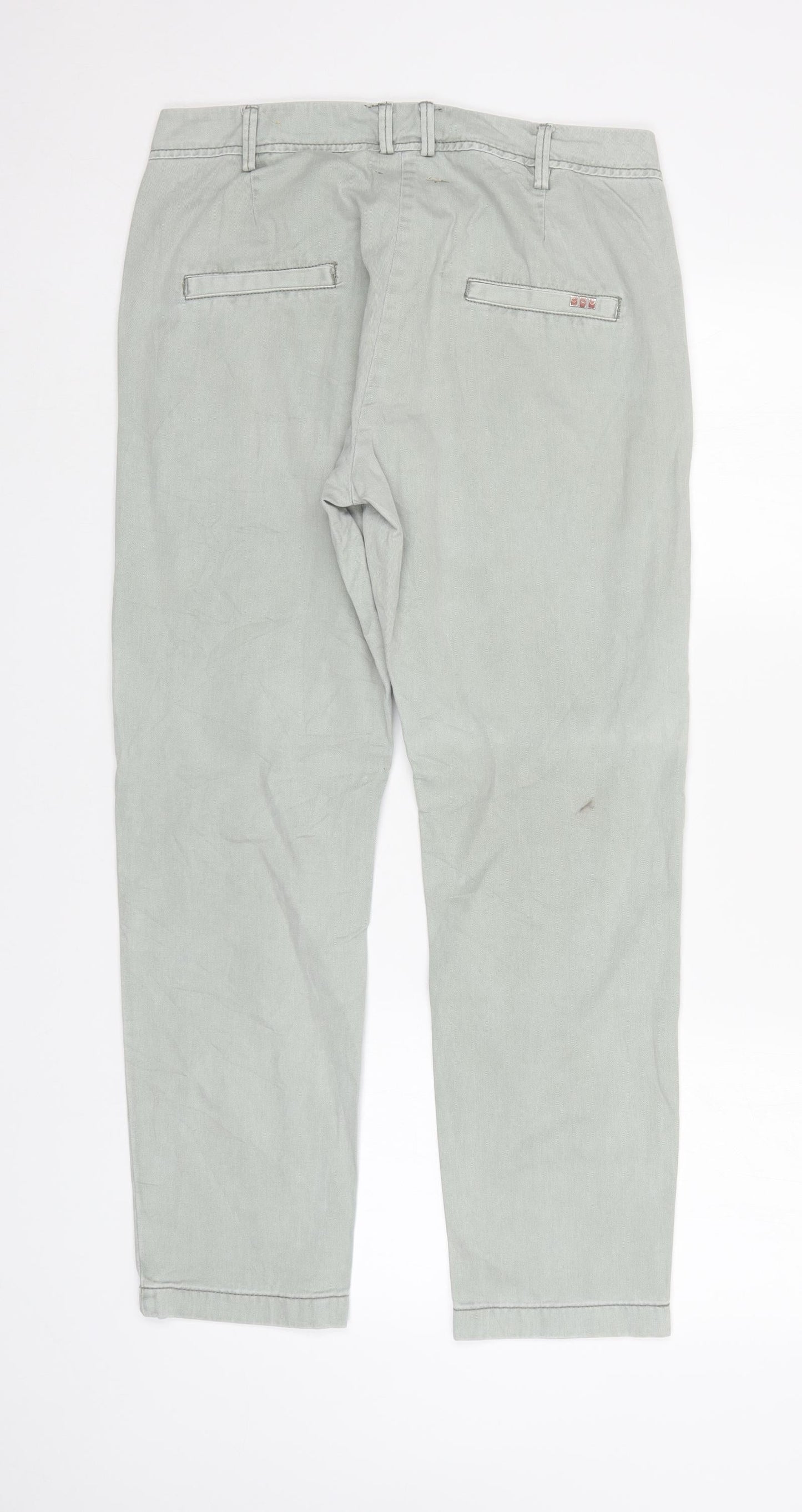 WIYA Womens Grey   Straight Jeans Size L L27 in