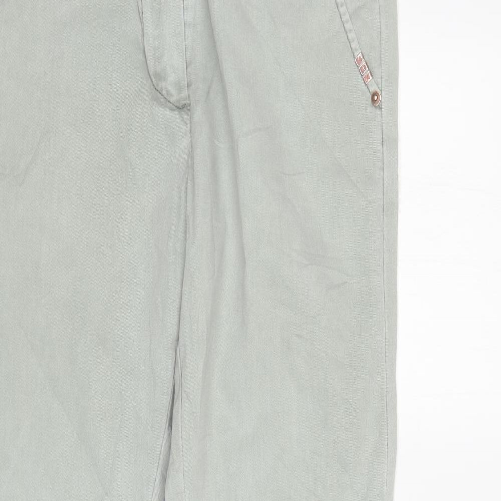 WIYA Womens Grey   Straight Jeans Size L L27 in
