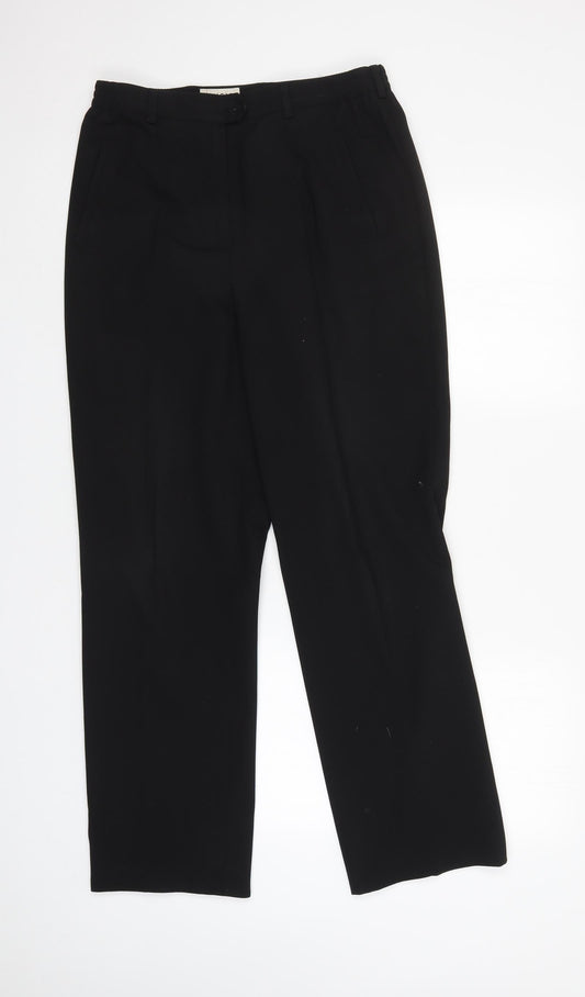 LUCIA Womens Black   Trousers  Size 14 L30 in