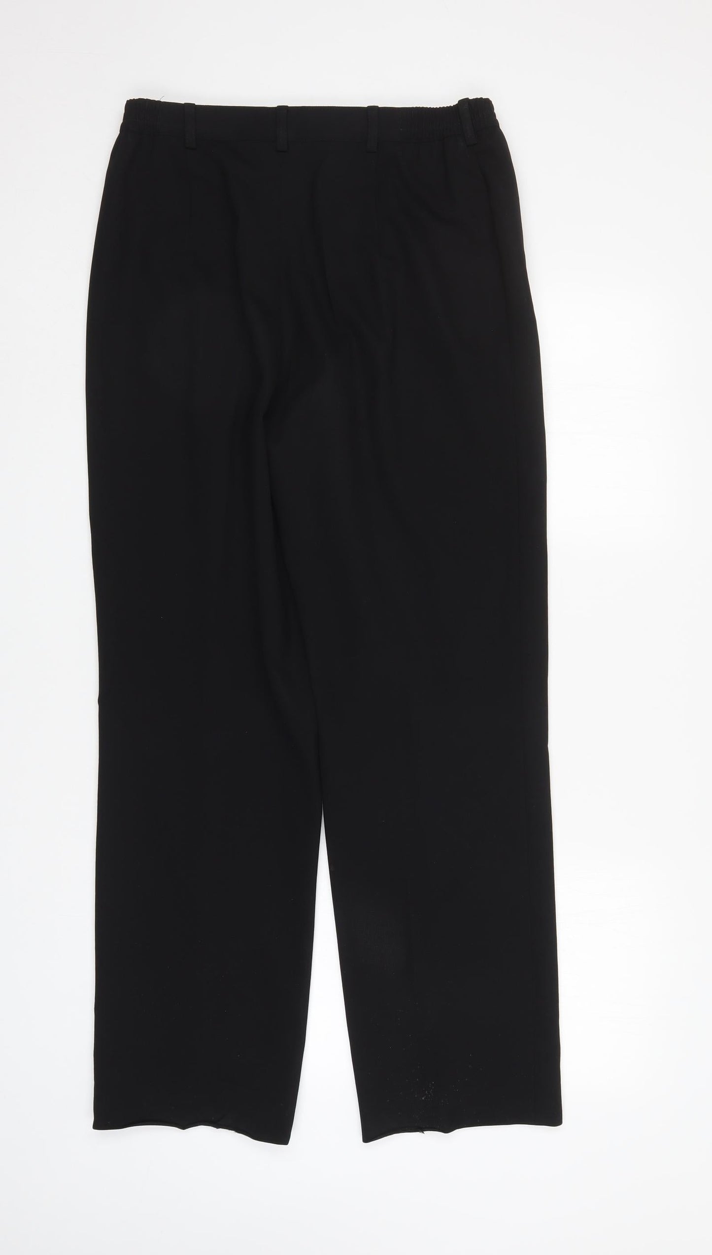 LUCIA Womens Black   Trousers  Size 14 L30 in