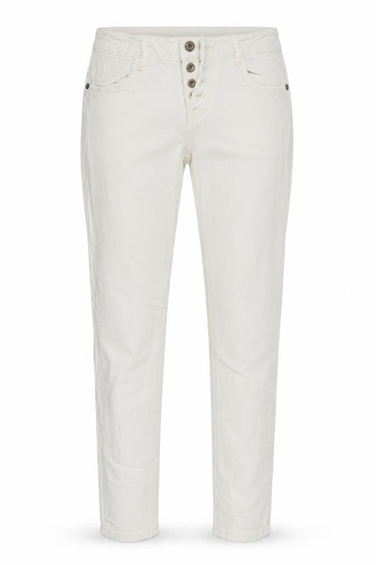 Preworn Womens White   Tapered Jeans Size S L28 in