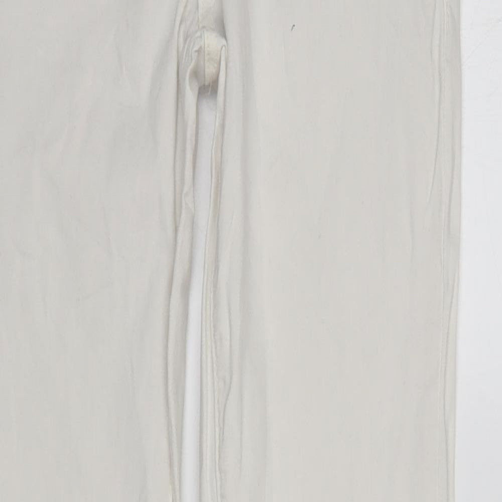 Preworn Womens White   Tapered Jeans Size S L28 in