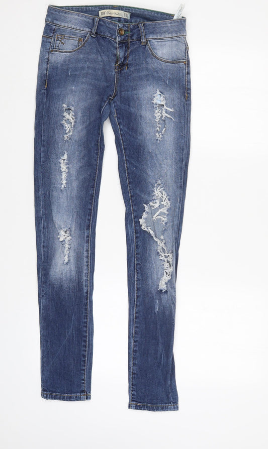 Preloved TRF Womens Blue   Tapered Jeans Size 6 L31 in - Front