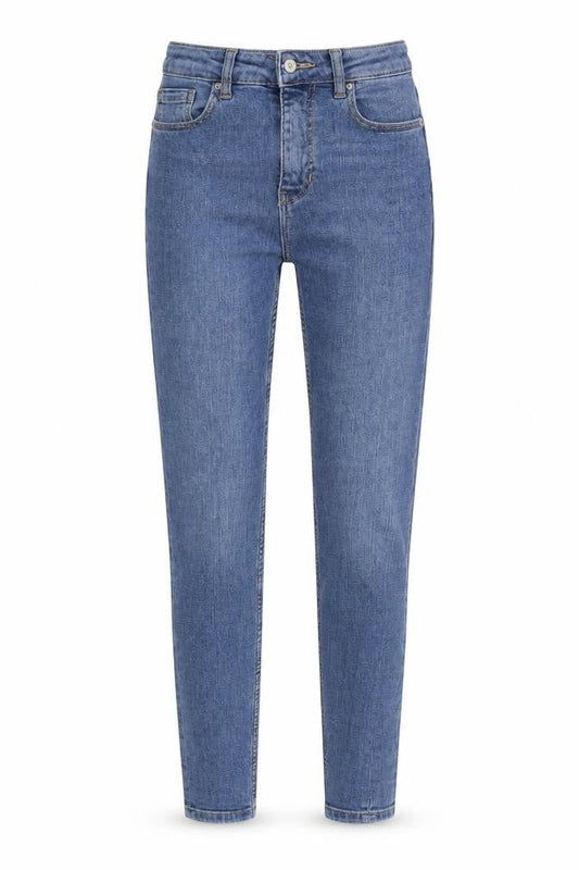 TALLY WEiJL Womens Blue   Tapered Jeans Size 6 L27 in - Elastic Waist