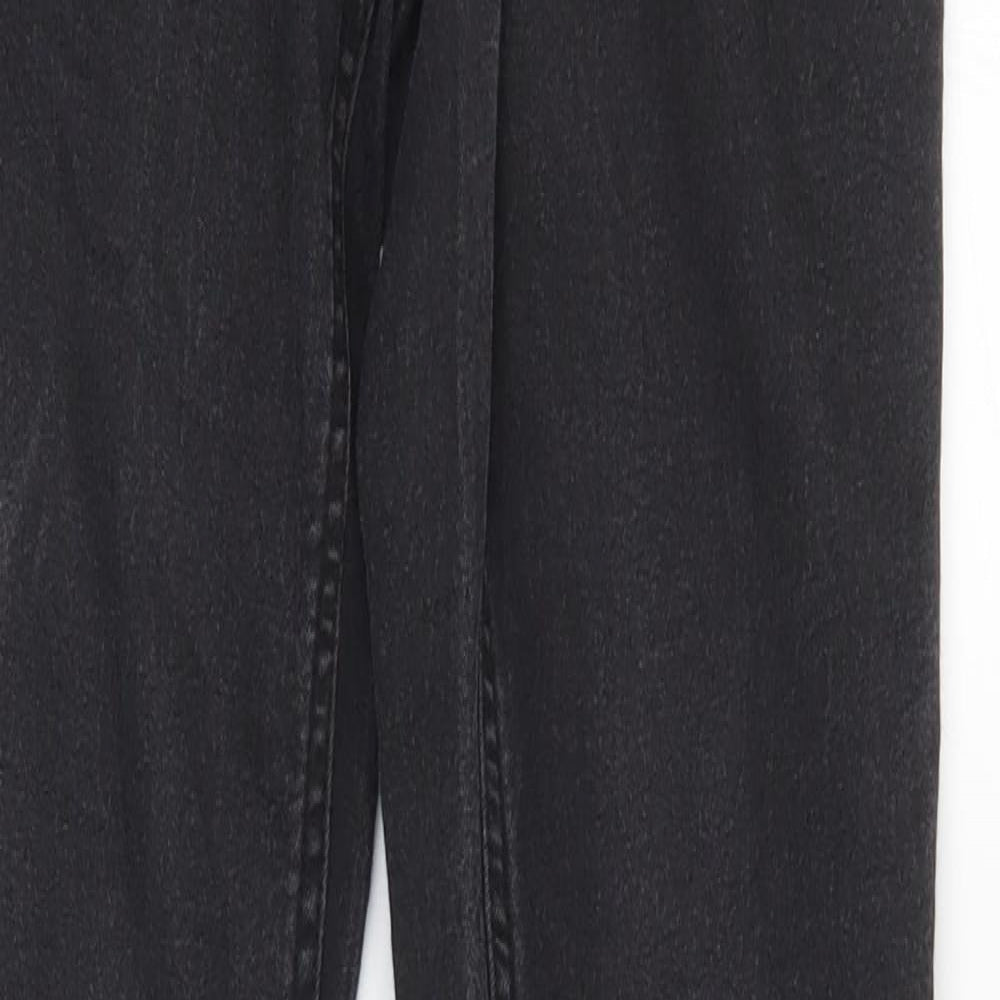 Preworn Womens Black   Tapered Jeans Size 8 L28 in