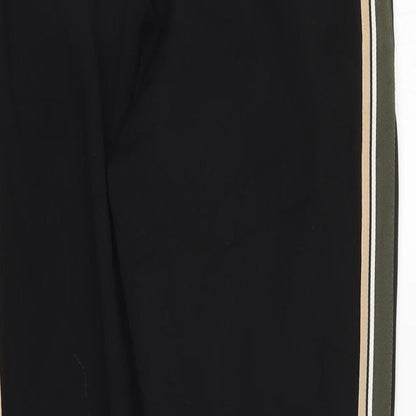 Preloved H&M Womens Black   Trousers  Size 14 L27 in - Label