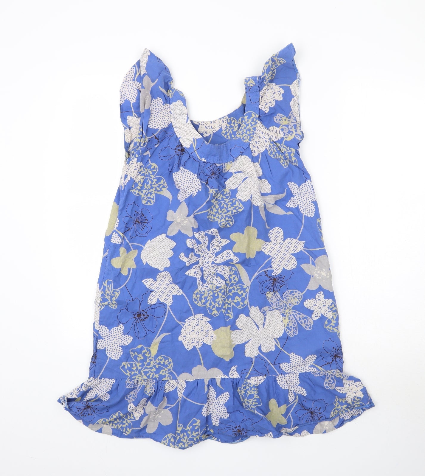 Atmosphere Womens Blue Floral  Basic Blouse Size 8