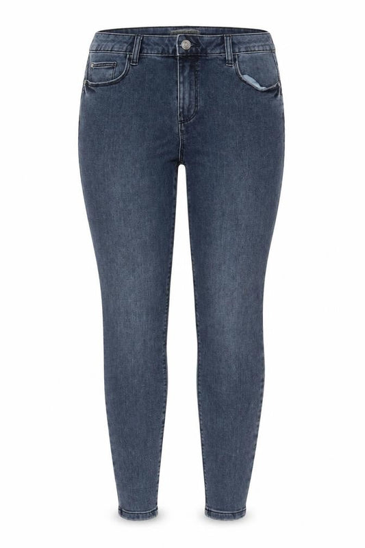 Denim Co. Womens Blue  Denim Skinny Jeans Size 14 L28 in