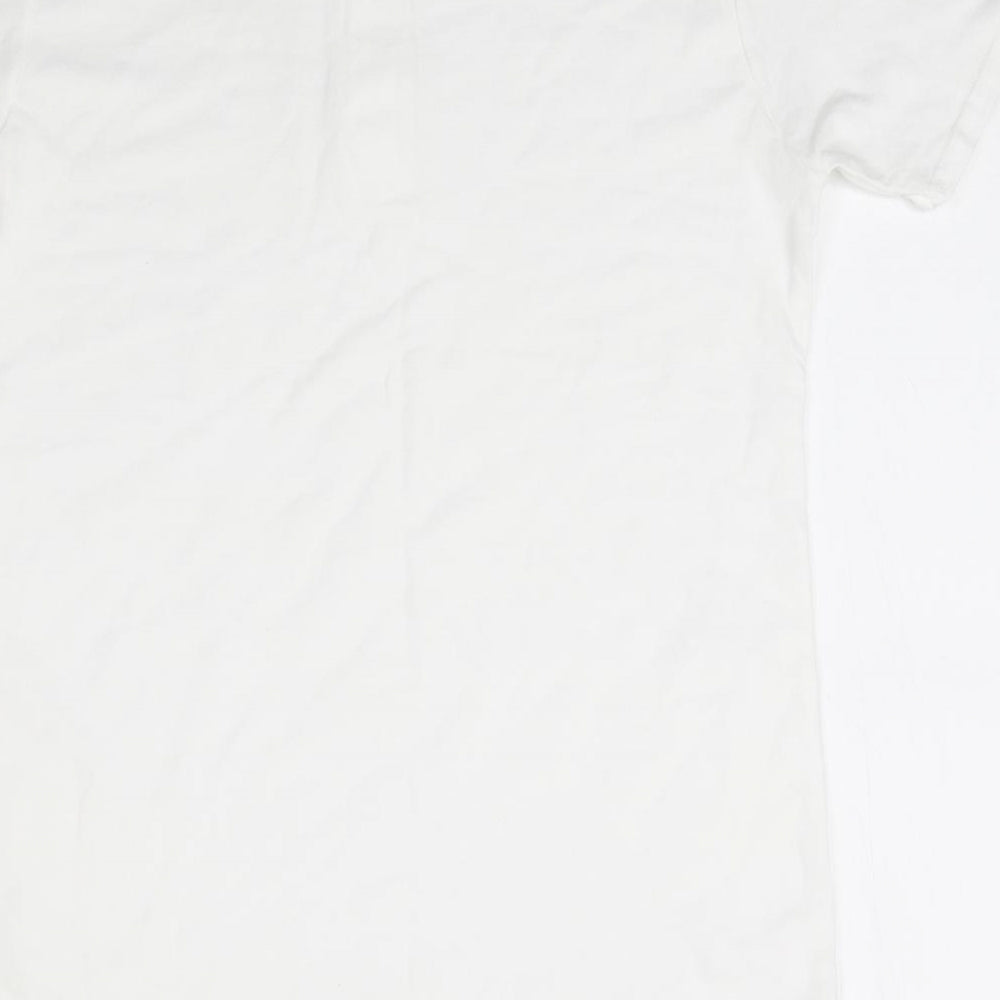 Gildan Womens White   Basic Polo Size L