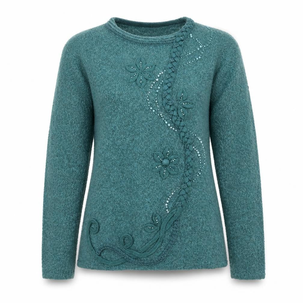 Tay Louise Womens Green  Knit Pullover Jumper Size S