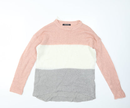 Select Womens Grey  Knit Pullover Jumper Size 10