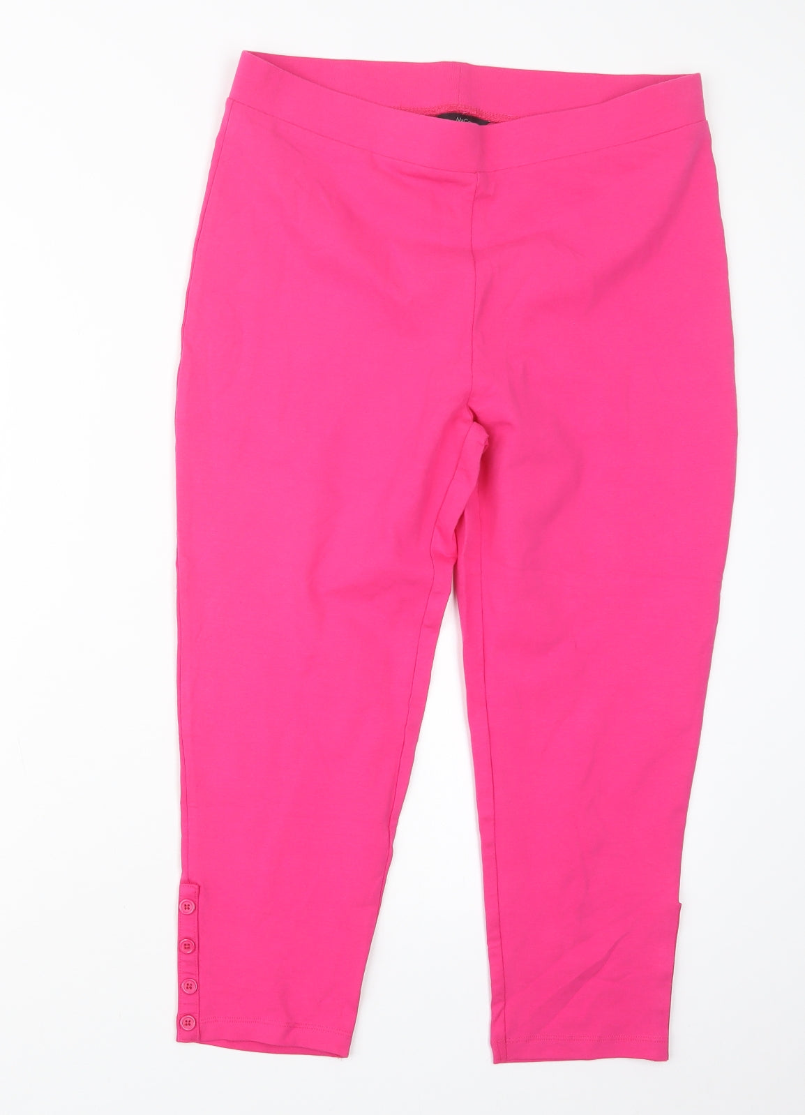M&Co Womens Pink   Trousers  Size L L20.5 in