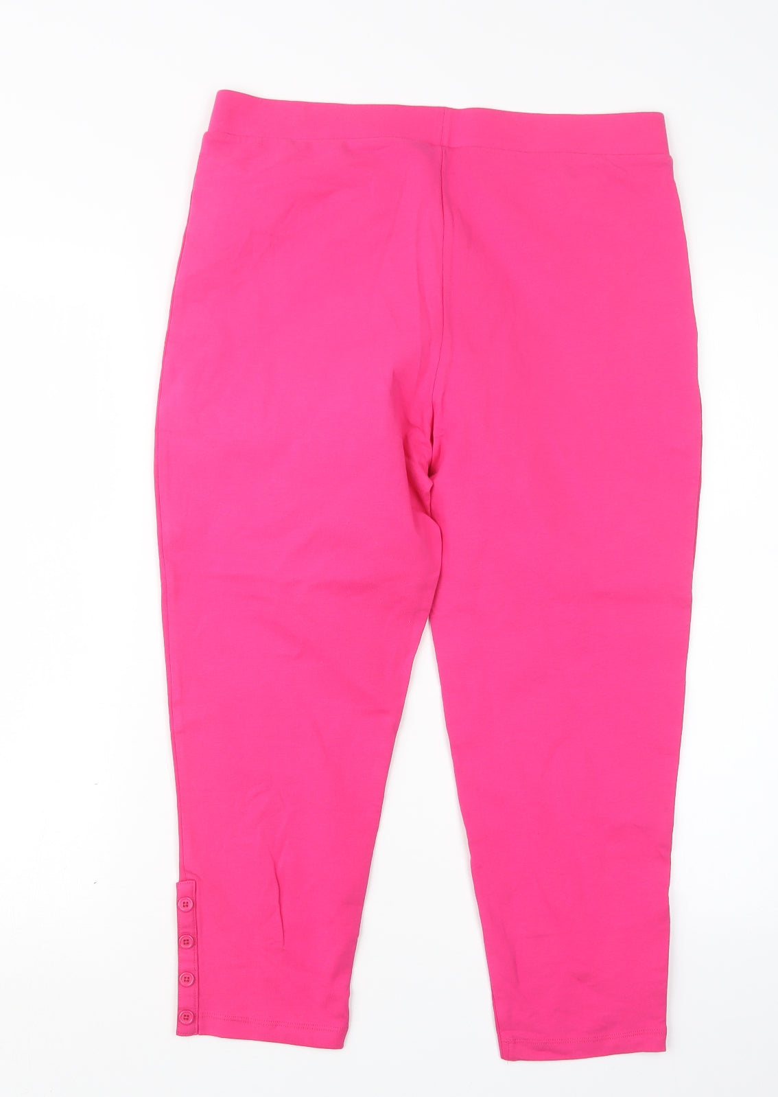 M&Co Womens Pink   Trousers  Size L L20.5 in