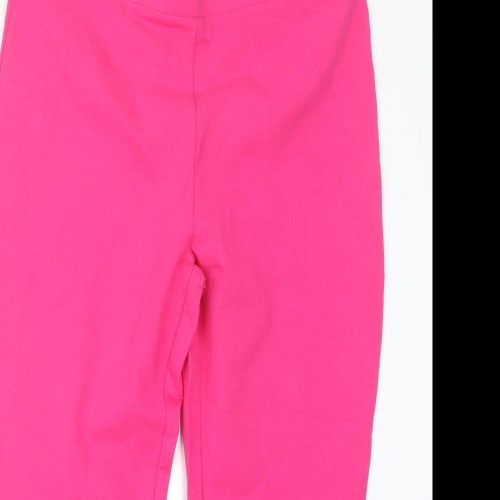 M&Co Womens Pink   Trousers  Size L L20.5 in
