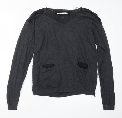 Part Two Womens Grey   Basic T-Shirt Size L
