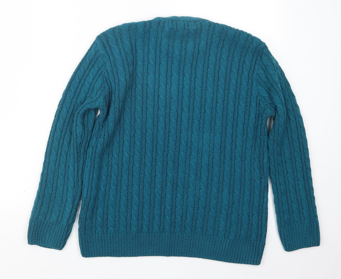 Beaumonde Womens Blue  Knit Pullover Jumper Size M