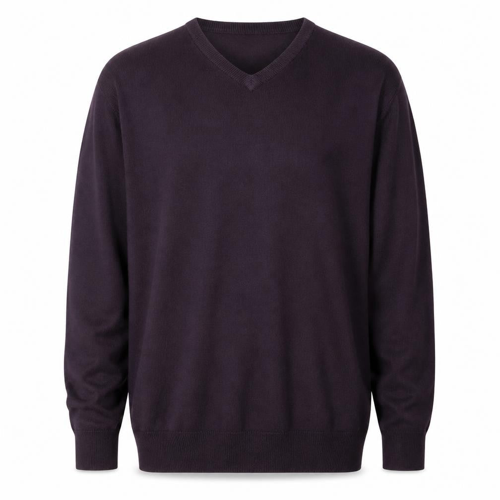 Debenhams Mens Purple  Knit Pullover Jumper Size L