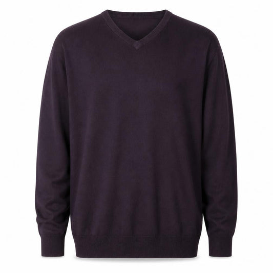 Debenhams Mens Purple  Knit Pullover Jumper Size L
