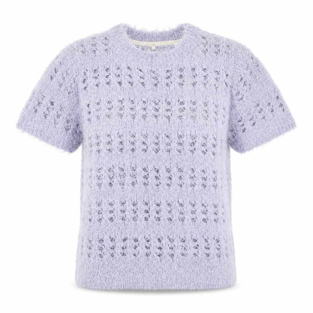 Anthology Womens Purple  Knit Pullover Jumper Size 12